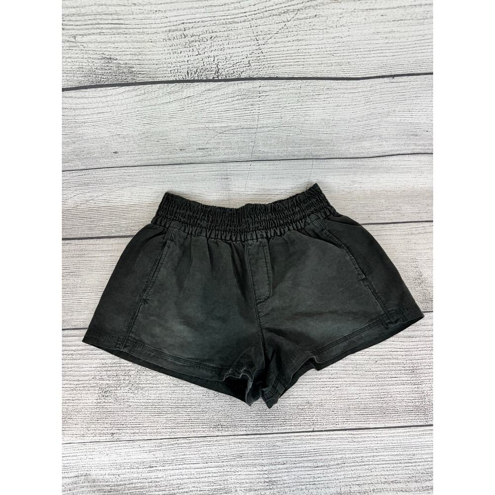 Aerie Women's Faded Dark Gray Pull On Shorts Size Medium